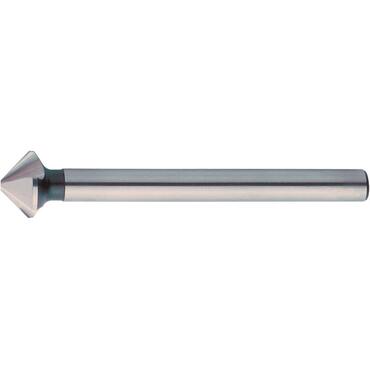 Taper and deburring countersink tool, 90°, HSS, long with cylindrical shank type 1445